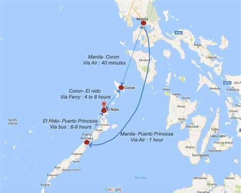 vols au départ de bohol island vers puerto princesa